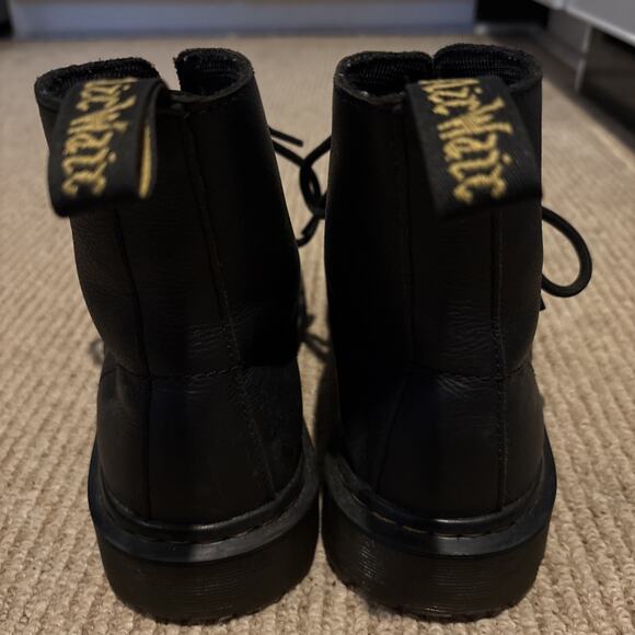 Dr Martens Air Weir Boots Luna AW004 SK10T Woman Size 7 Black - Picture 6 of 9
